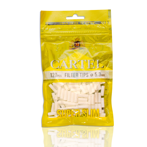Filtre Cartel Super Slim 5,3 - 15 mm x 120 pcs